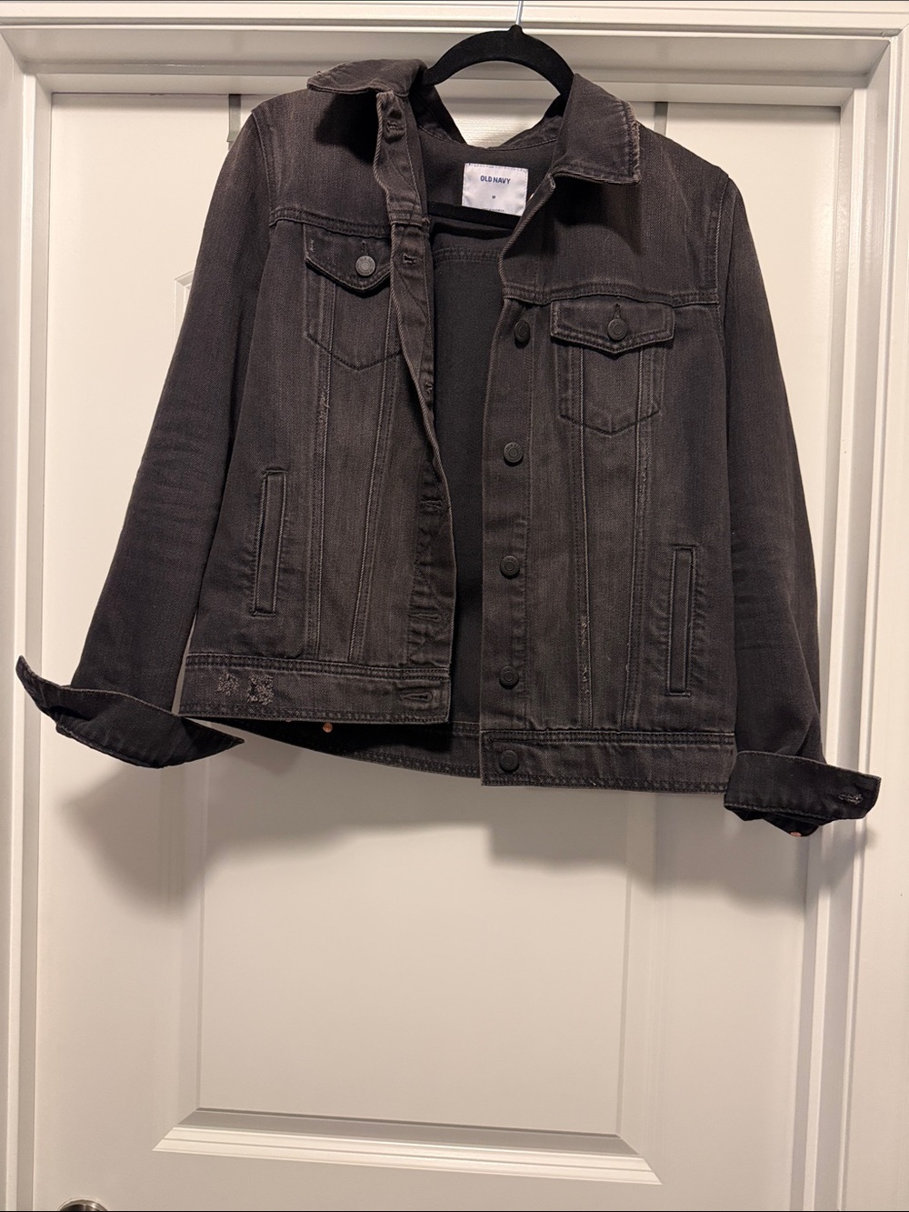 Old Navy Washed Black Denim Jacket